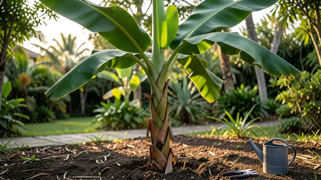 Mature Banana Tree Pruning: Cold-Resistant Canopy Trimming for Pacific Northwest Gardens