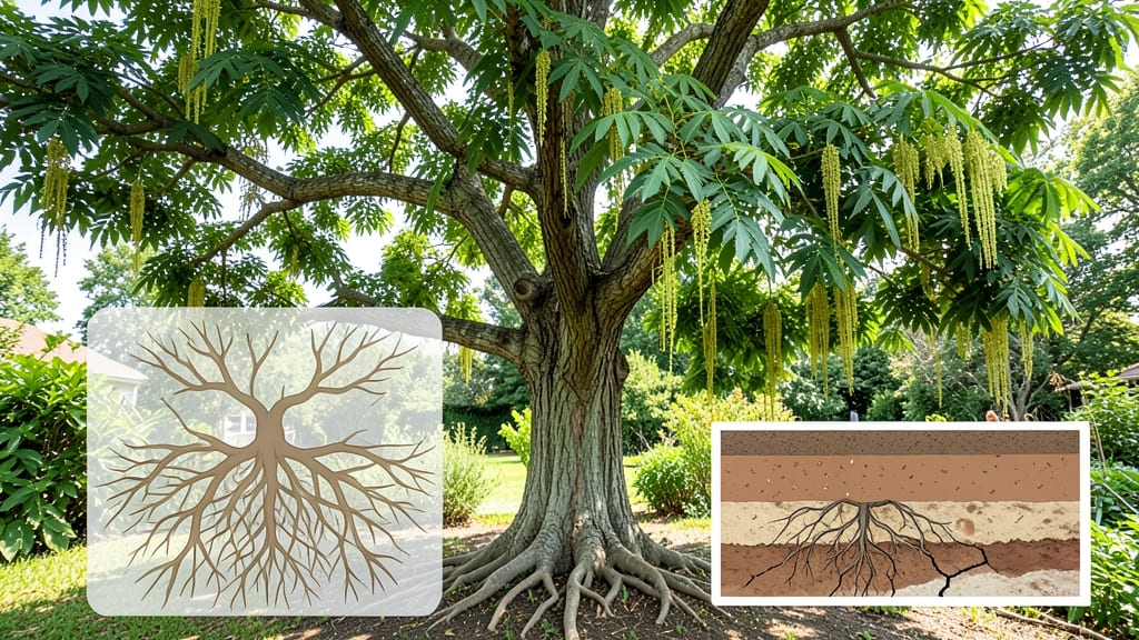 Tree of Heaven Root System Diagram: Invasive Spread Visualized for Effective Removal